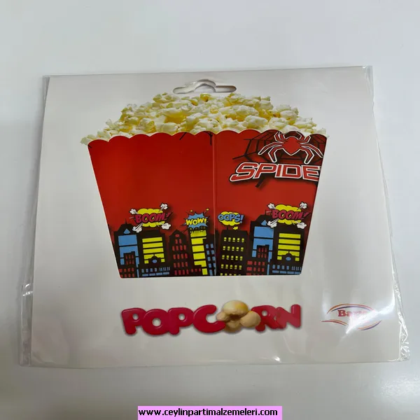 Spıderman wow Temalı Popcorn Kutusu